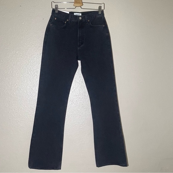 Agolde Leena Mid Rise Baby Flare Jeans - Picture 2 of 16